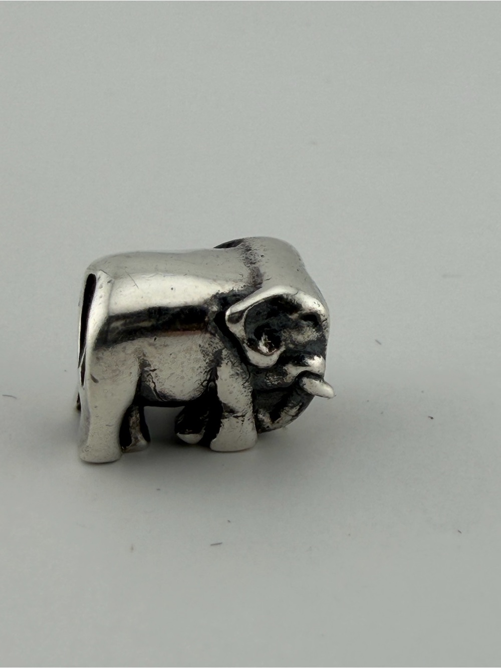 925 Sterling Silver Elephant Jewelry Bracelet Bead Charm